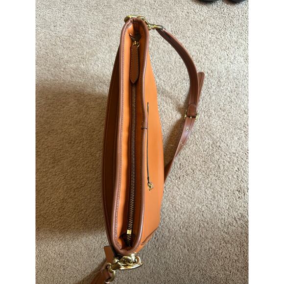 Coach Soft Tabby Hobo Bag Colorblock Brass/Canyon Rust Smooth Leather C6660 - Picture 5 of 16